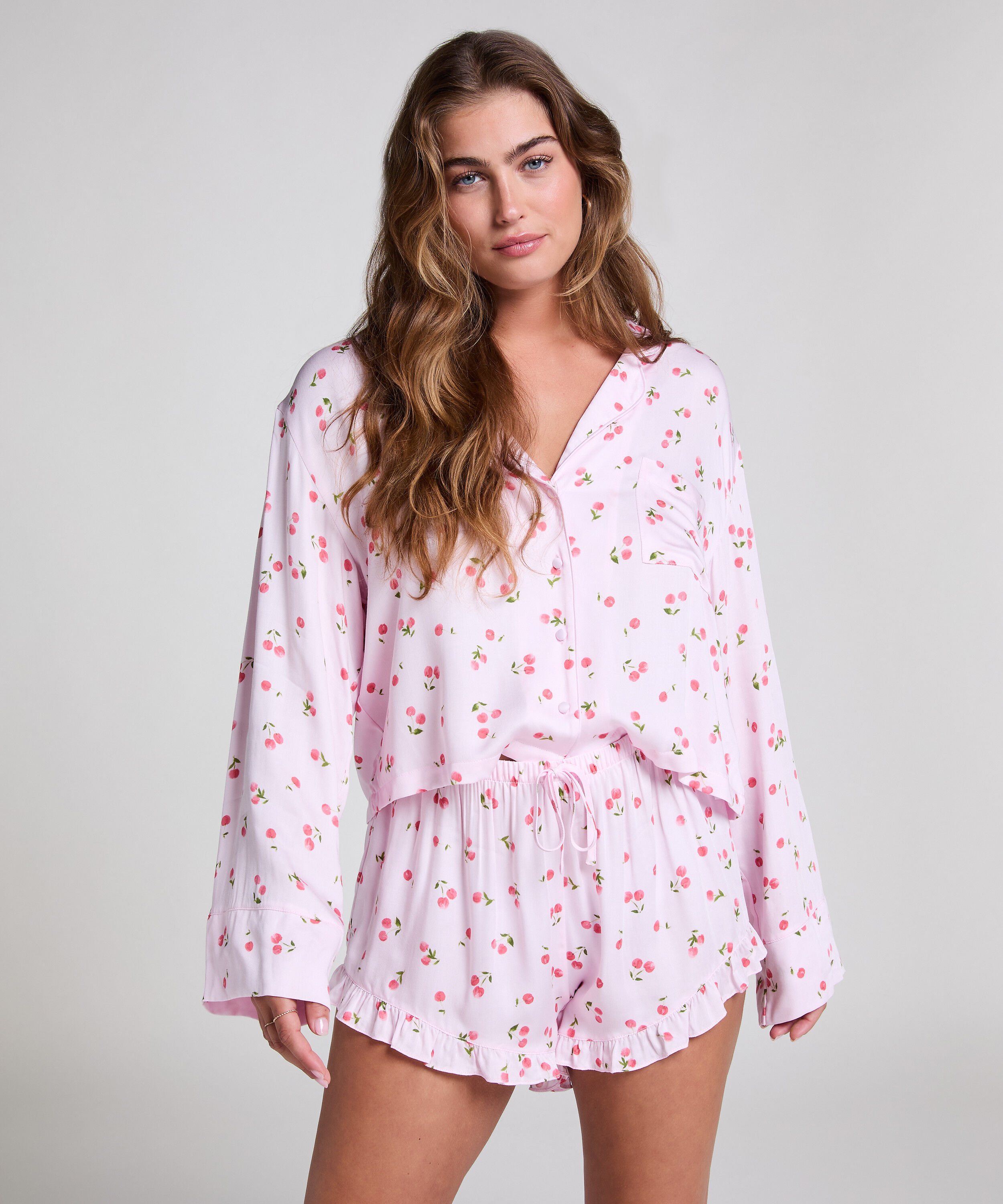 Pyjama shorts, Roze