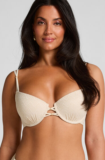 Hunkemöller Bikinitop Crochet Wit