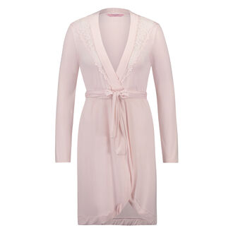Badjas Modal Lace, Roze