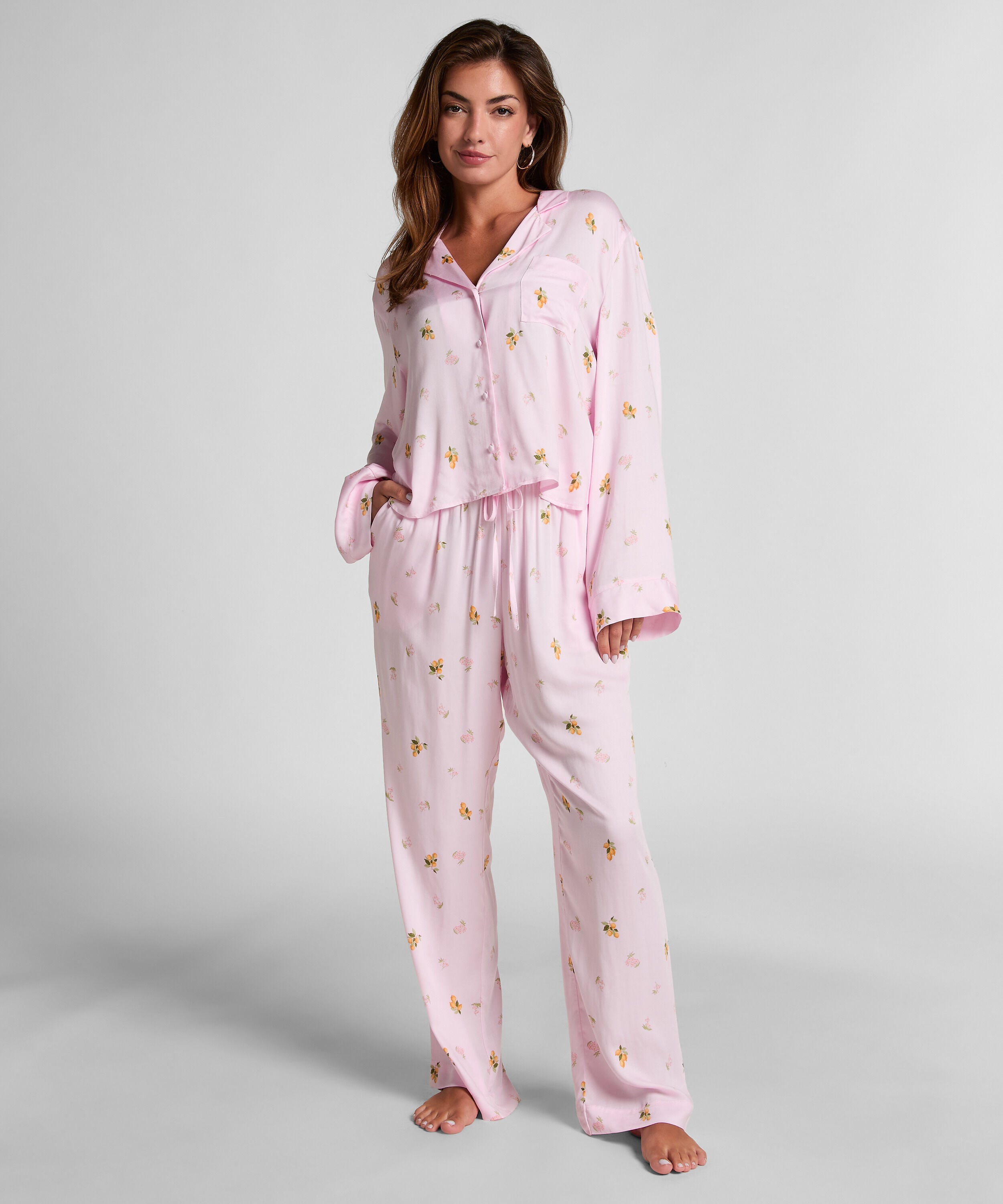Broek Satijn, Roze
