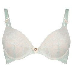 Voorgevormde push-up beugel bh Theresa, Blauw