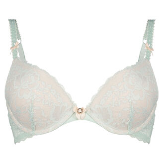 Voorgevormde push-up beugel bh Theresa, Blauw