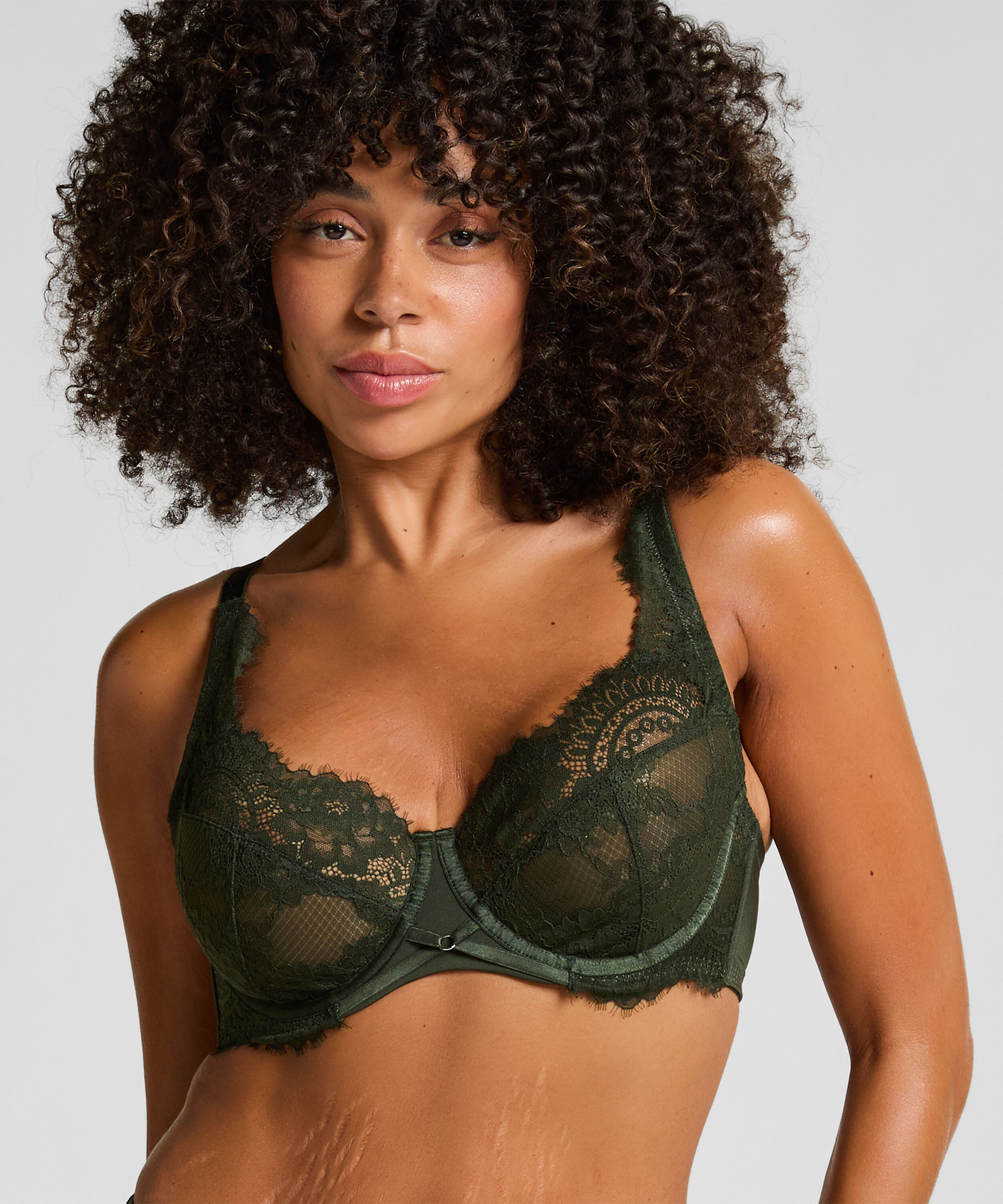 Niet-voorgevormde beugel bh Amara, Groen Niet-voorgevormde beugel bh Amara, Groen