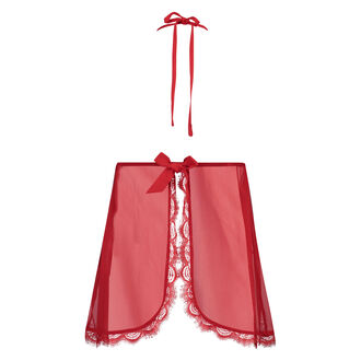 Baby doll Halter lace, Rood