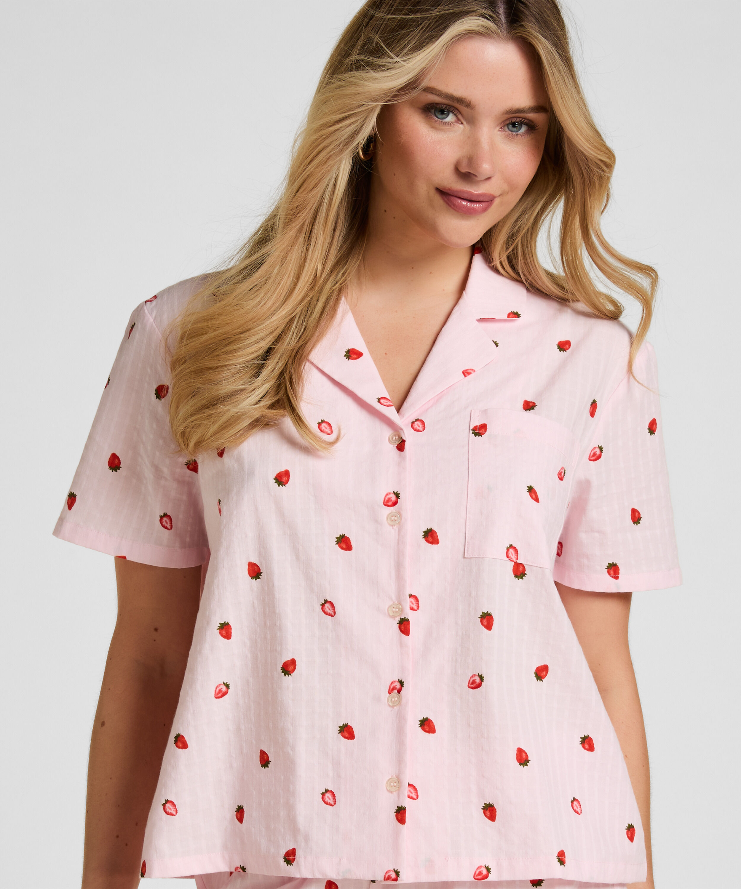 Jacket Woven, Roze