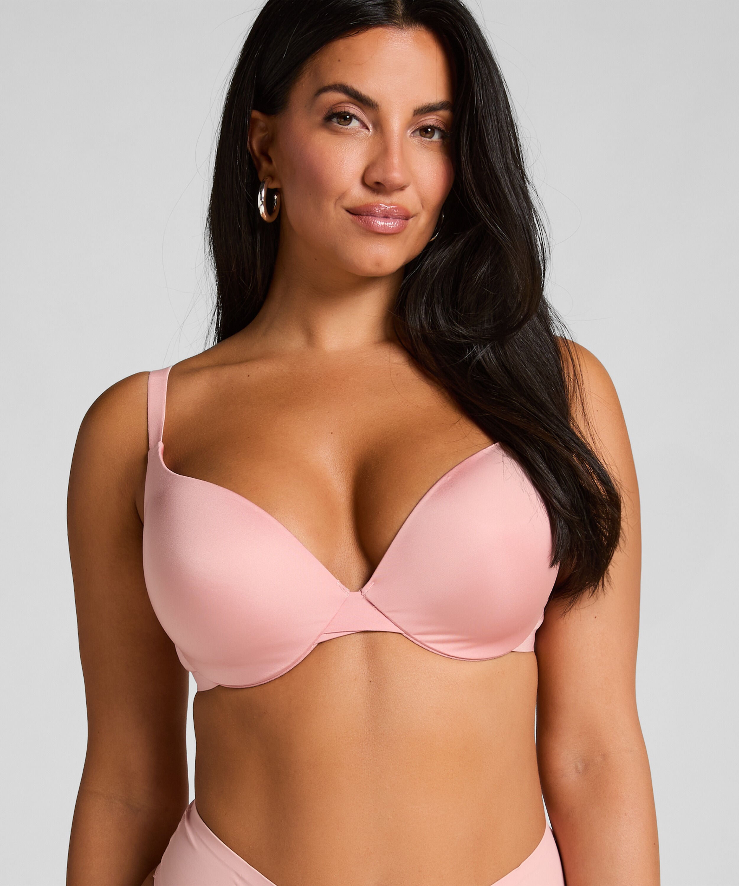 Voorgevormde push-up beugel bh Smooth, Roze Voorgevormde push-up beugel bh Smooth, Roze