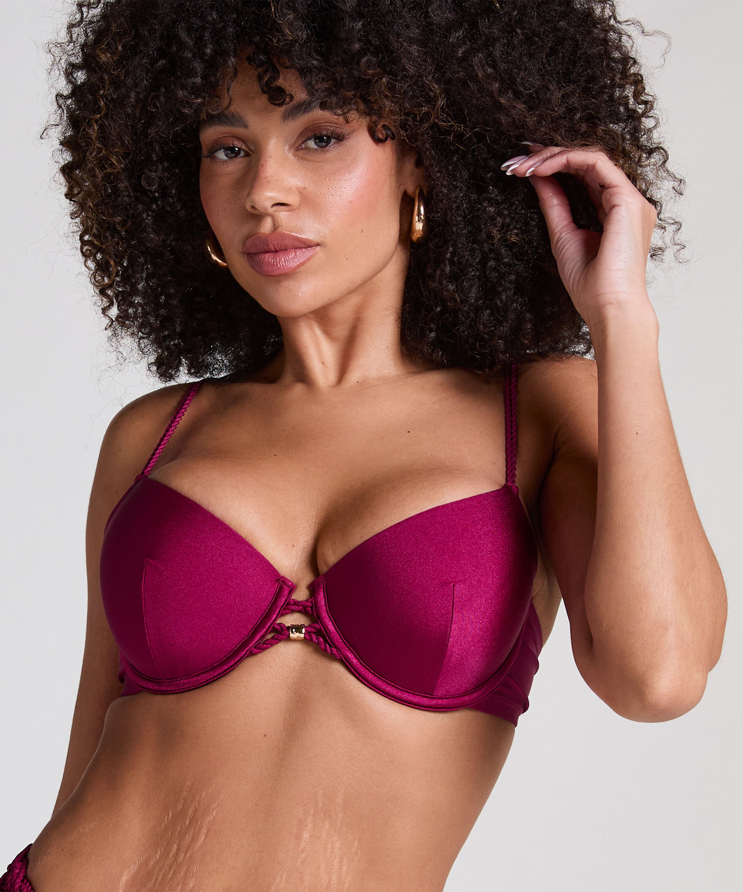 Voorgevormde bikinitop met beugel Marrakech, Rood