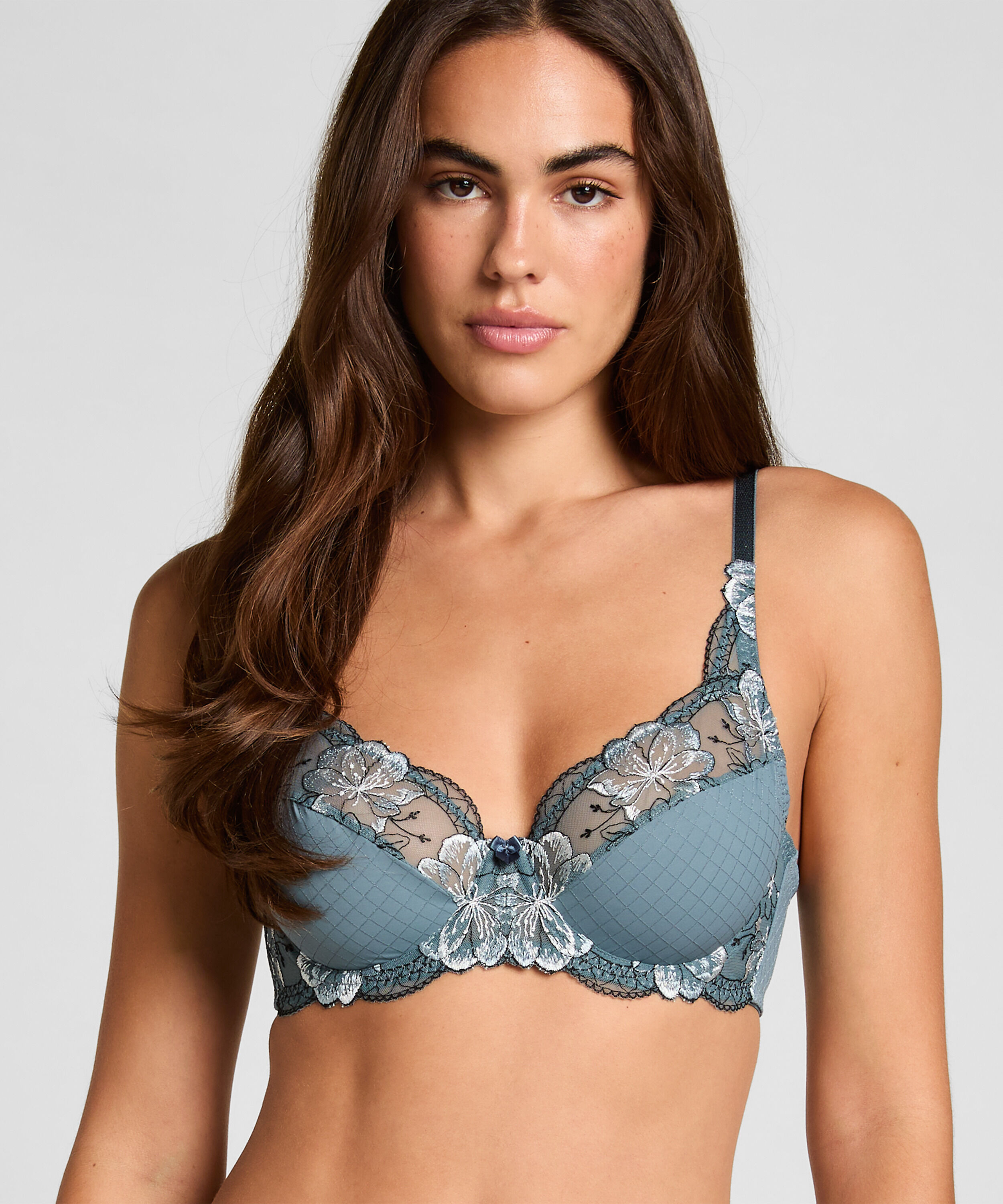 Niet Voorgevormde Beugel Bh Helena, Blauw