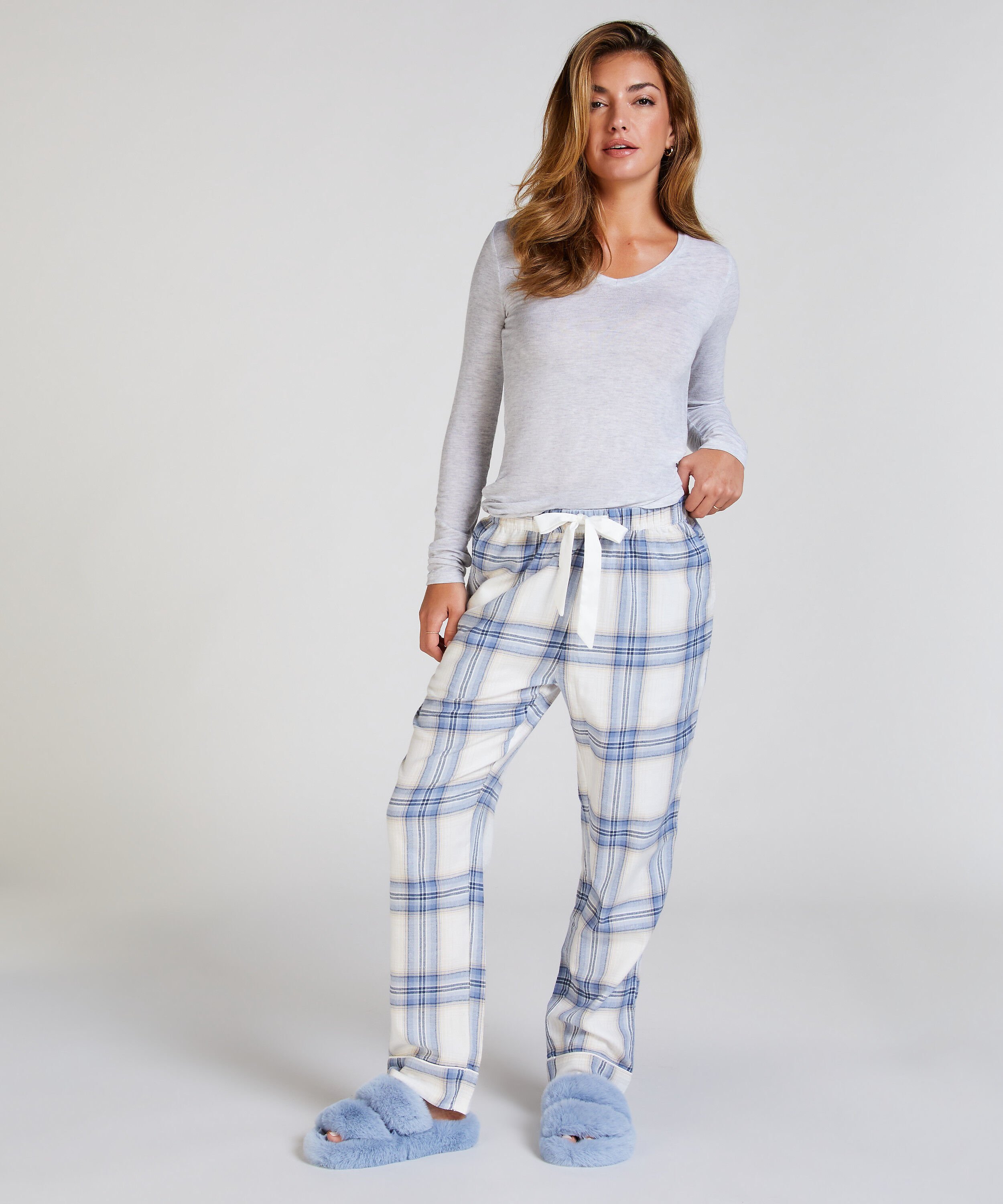 Pyjamatop met lange mouwen