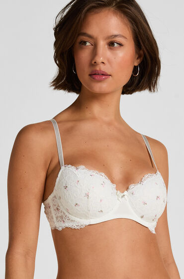 Hunkemöller Voorgevormde beugel bh Marine Wit