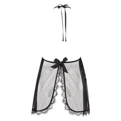 Baby doll Halter lace, Zwart