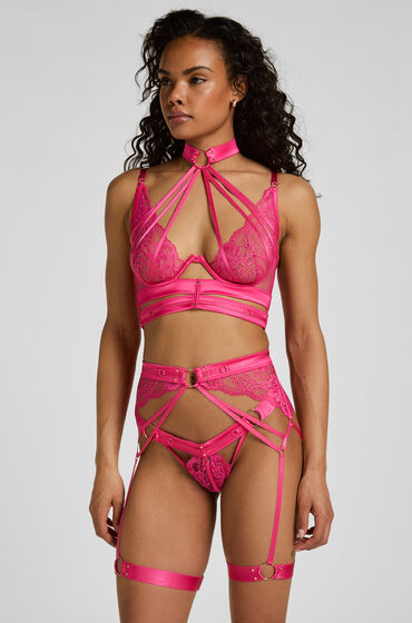 Hunkem&ouml;ller Jarretelgordel Emmeline Roze