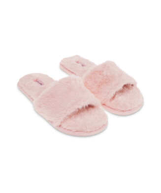Huisslippers Fur Top, Roze