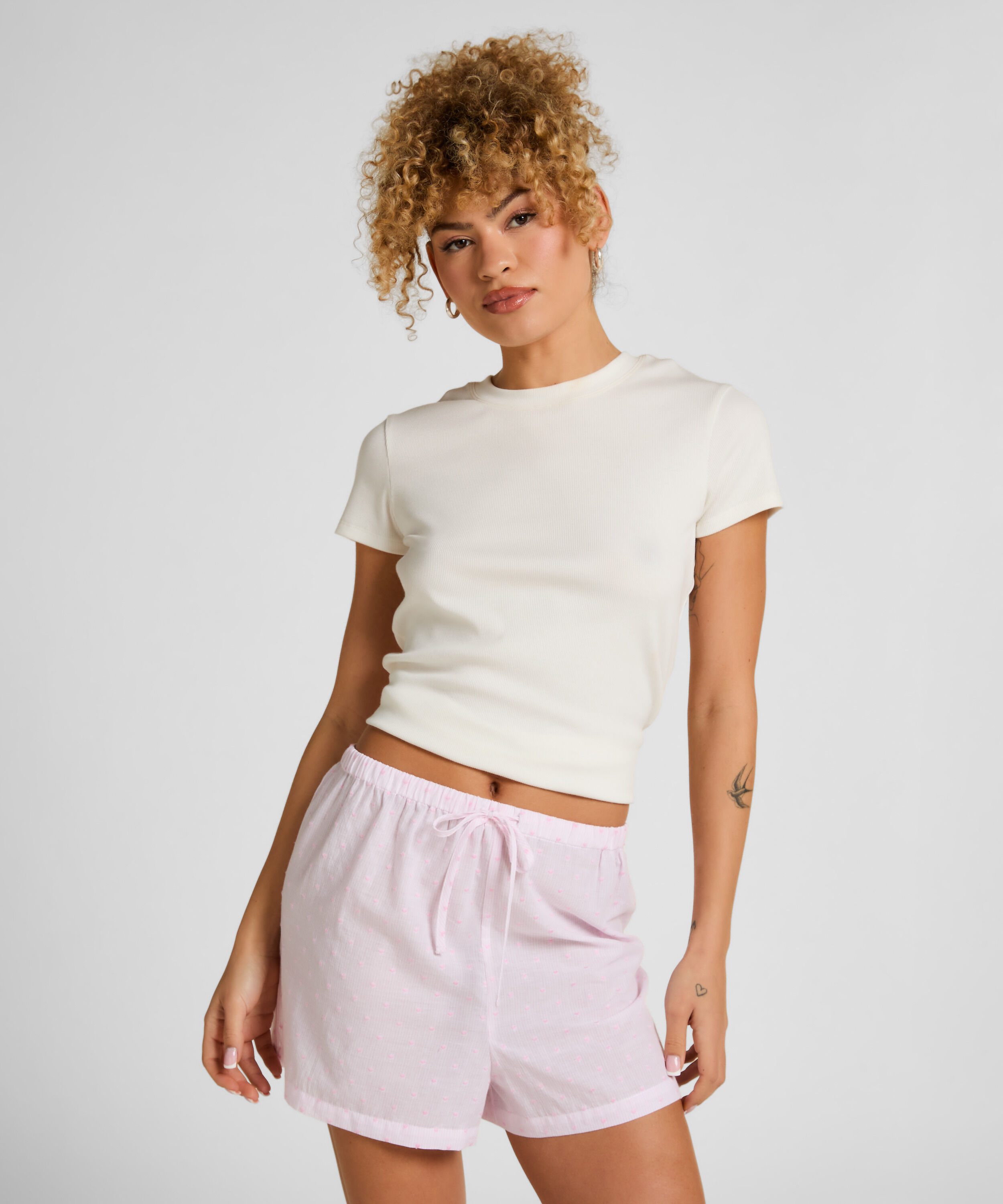 Heart Pyjama Short