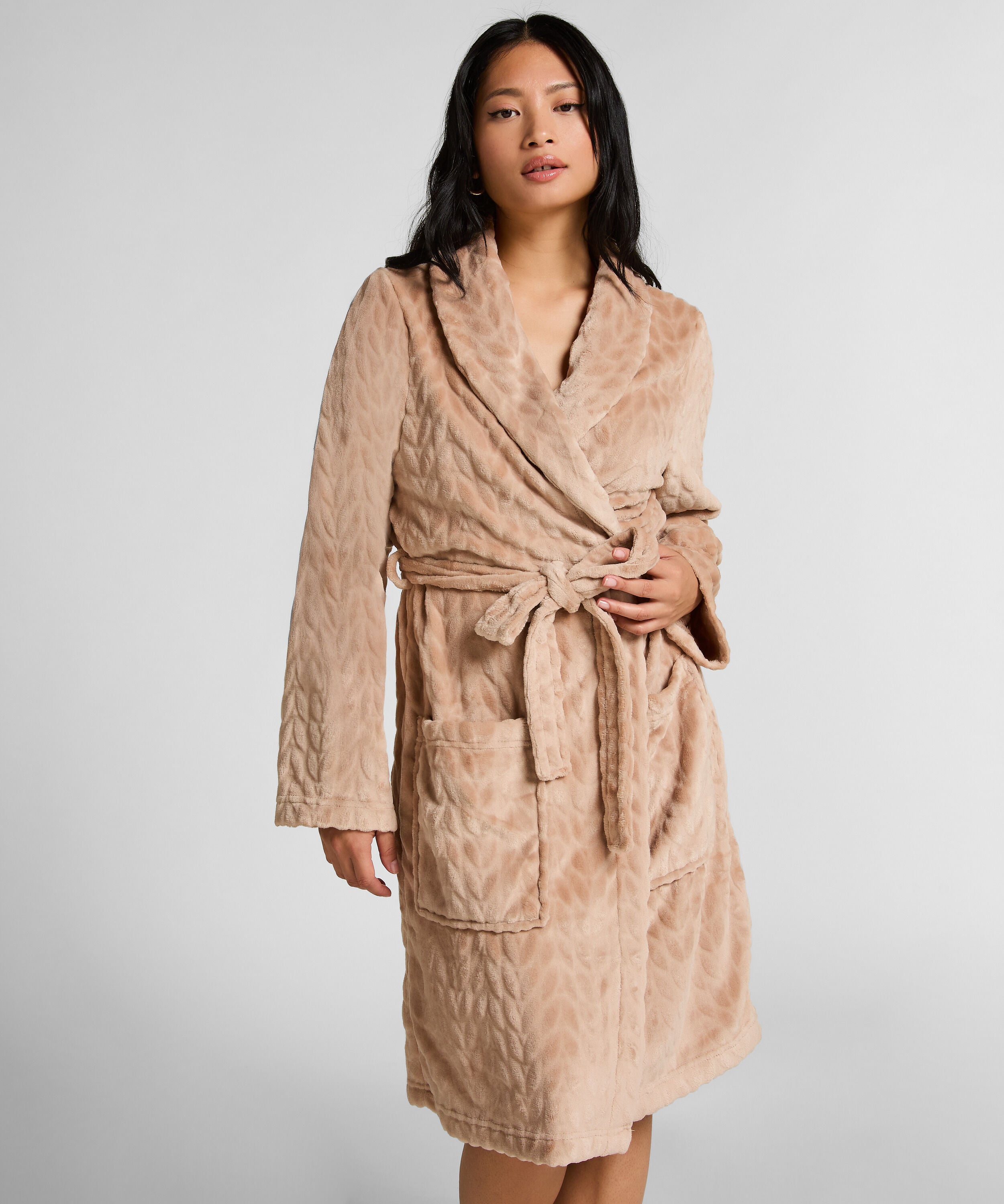Korte badjas Fleece