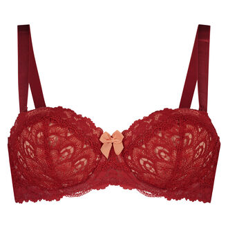 Voorgevormde strapless beugel bh Latrice, Rood