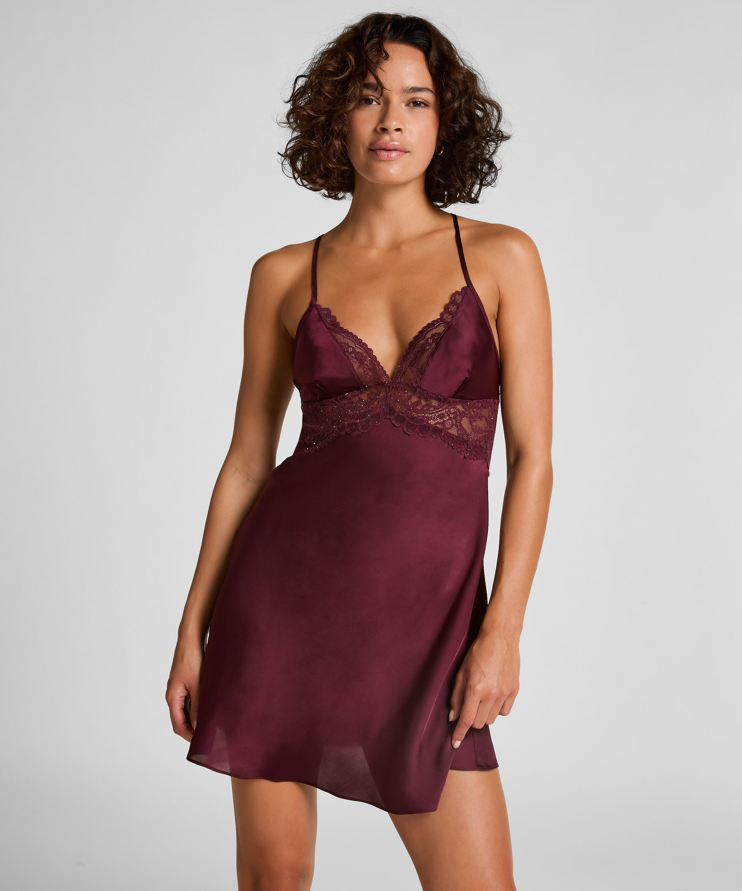 Slipdress Isadora, Rood Slipdress Isadora, Rood