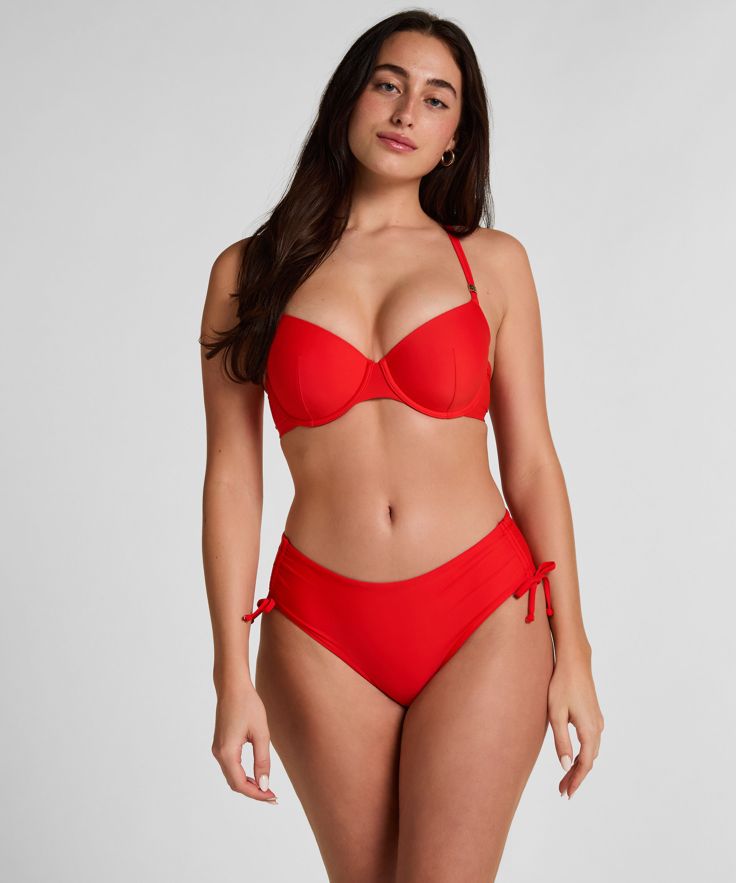 Midi Rio Bikinibroekje Luxe, Rood