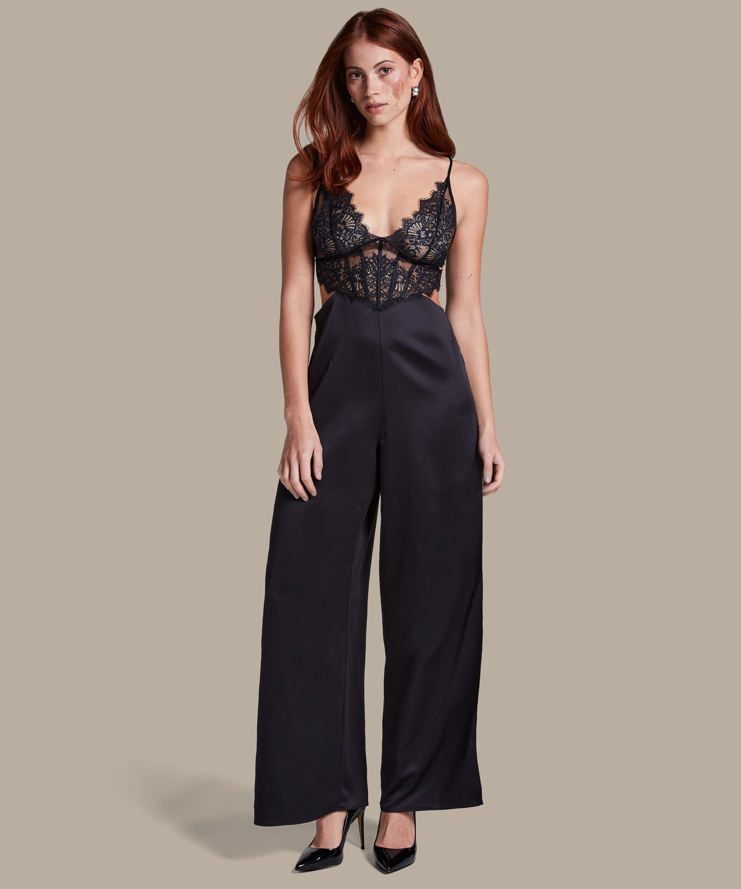 Jumpsuit Zoe, Zwart