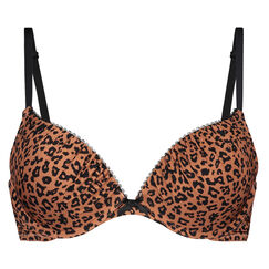 Voorgevormde push-up beugel bh Giselle, Bruin