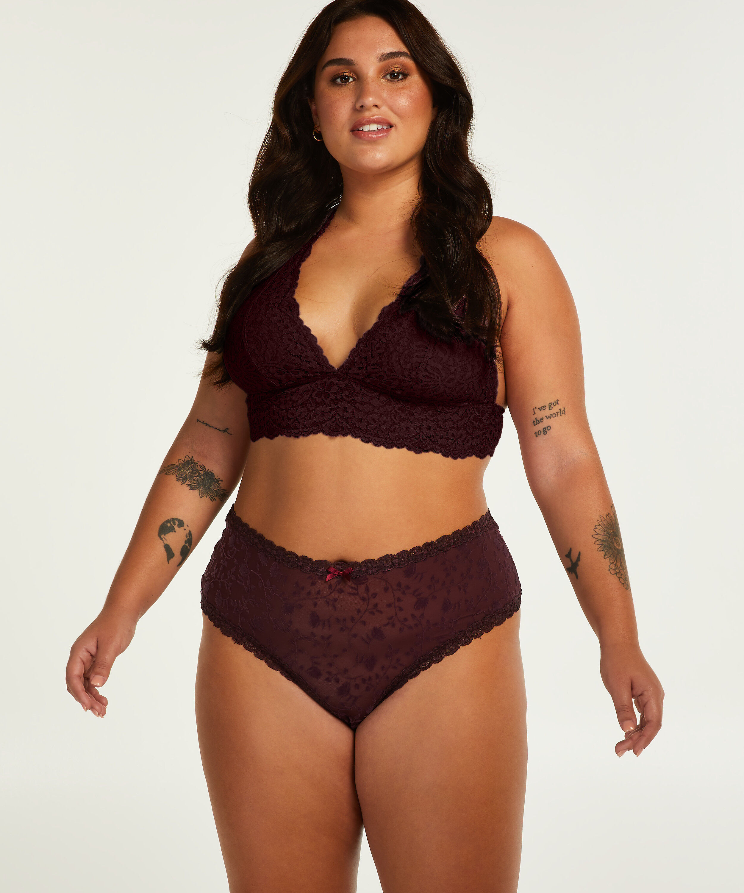 Brazilian V-shape Curvy, Rood