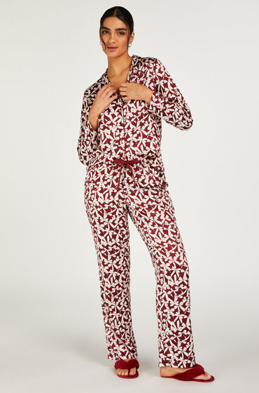 Hunkemöller Broek Satijn Rood