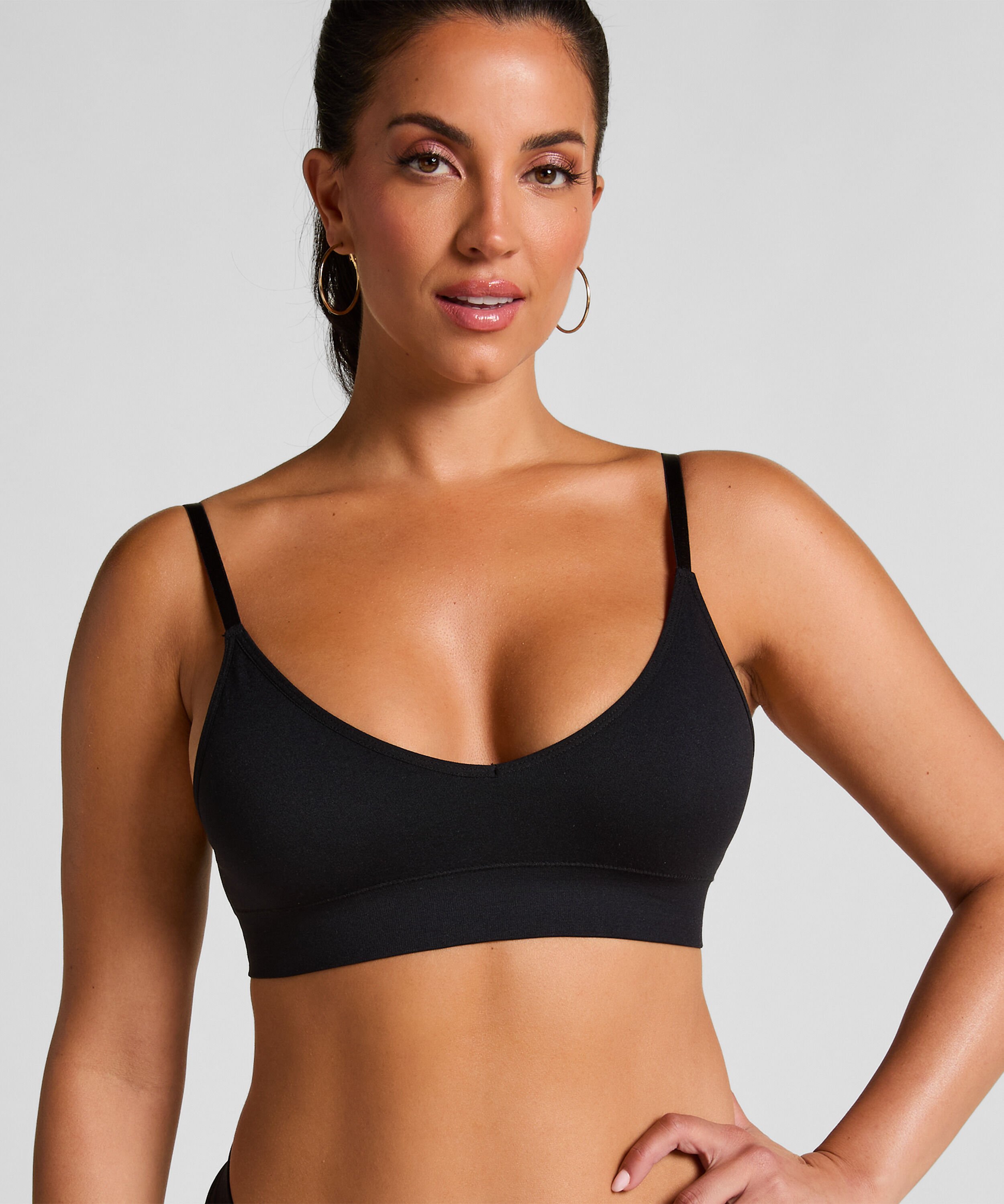 Triangelbralette Dide, Zwart