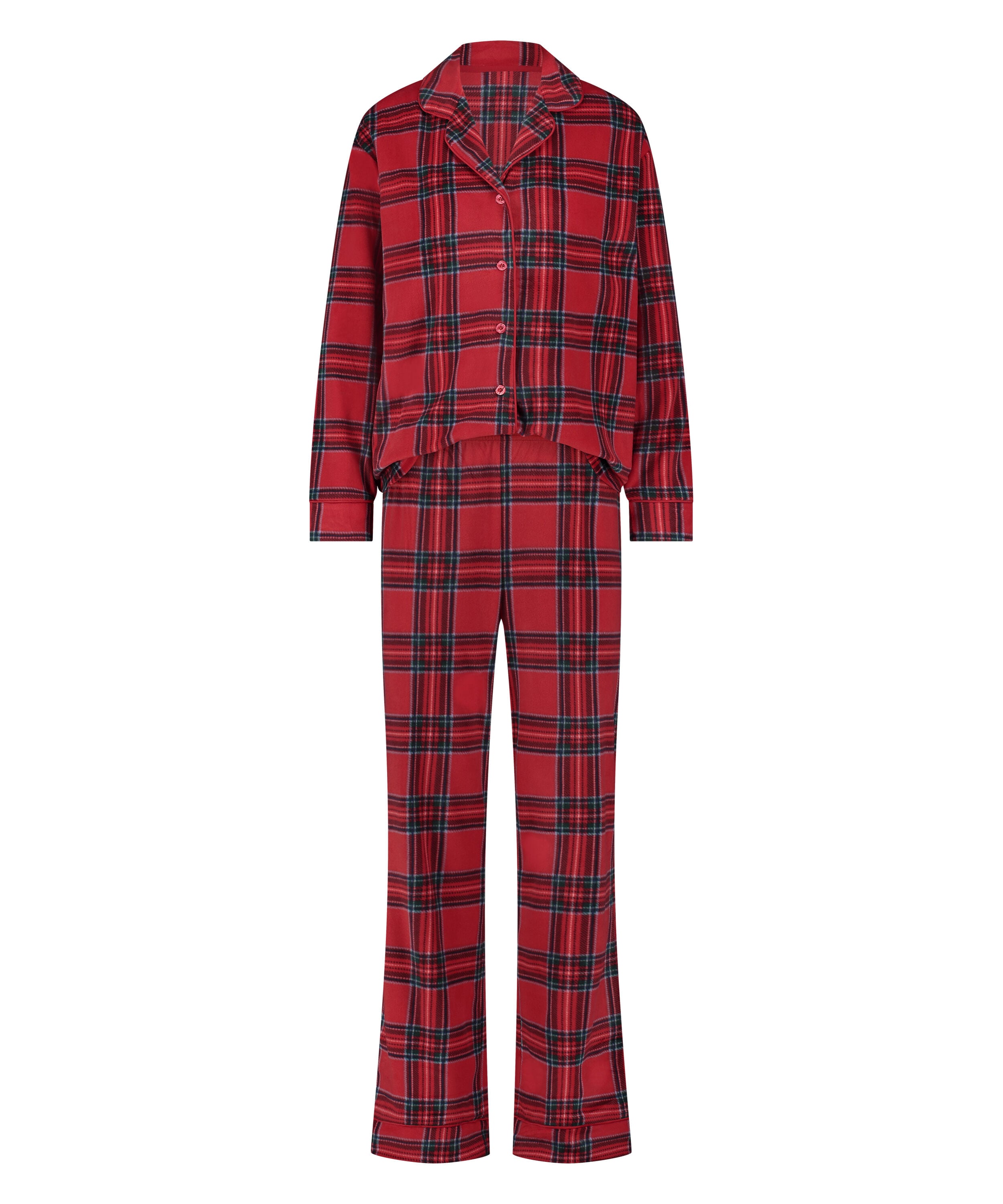 Pyjamaset Fleece, Rood
