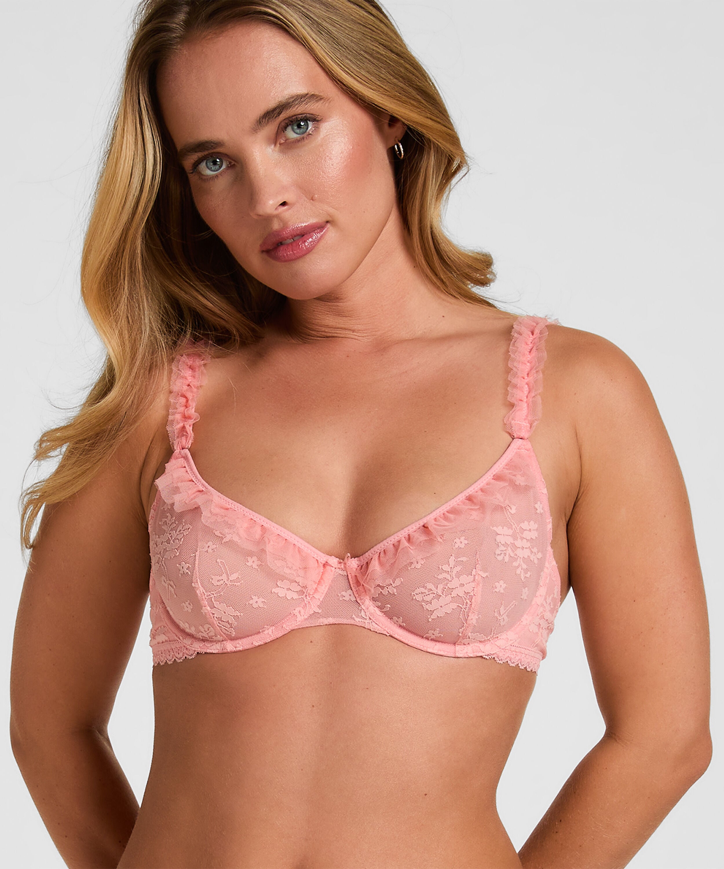 Niet-Voorgevormde Beugel Bh Darcy, Roze Niet-Voorgevormde Beugel Bh Darcy, Roze