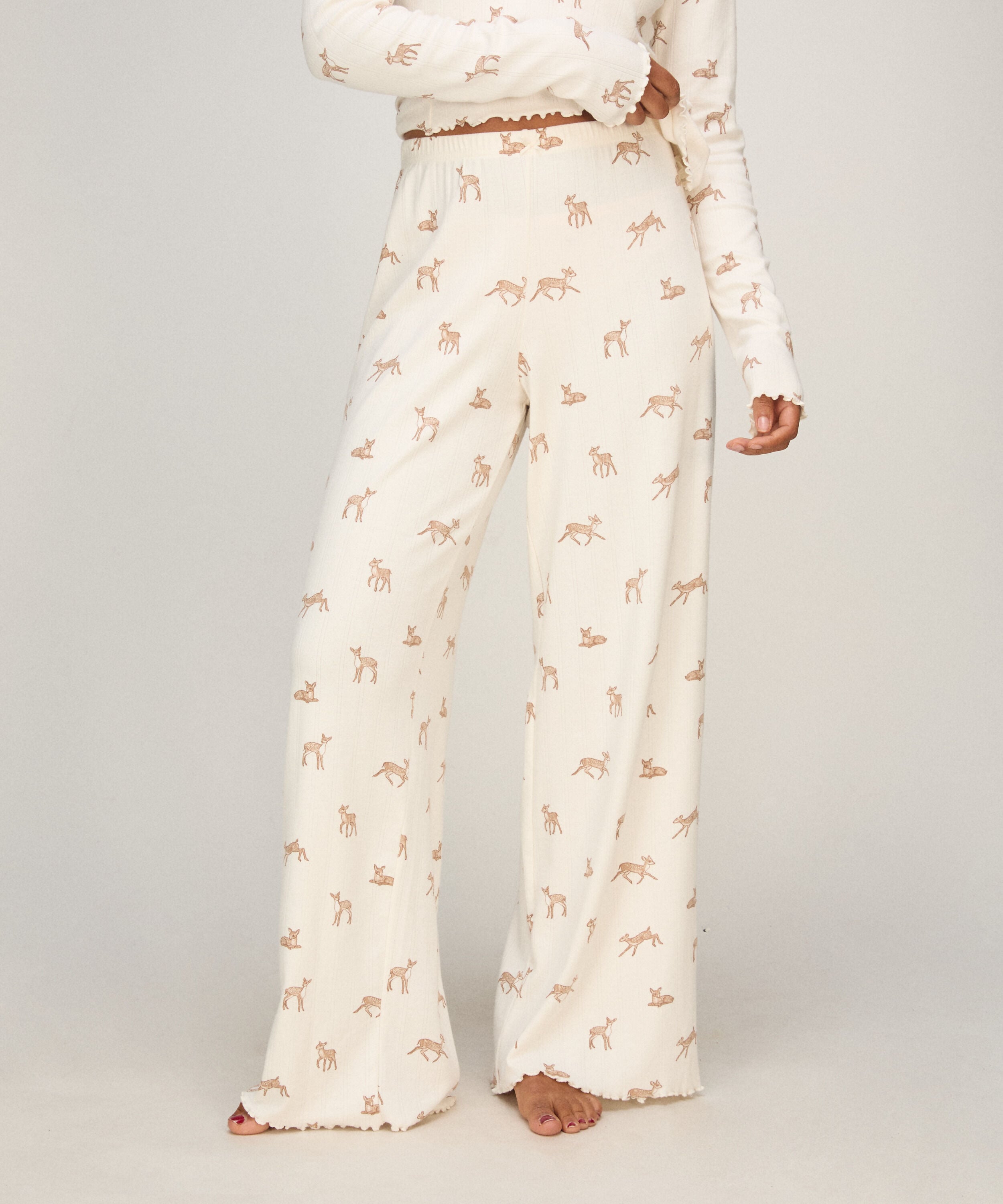 Broek Loose Pointelle