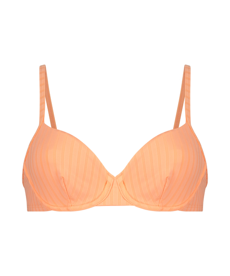Niet-voorgevormde beugel bikinitop Gili Rib, Oranje