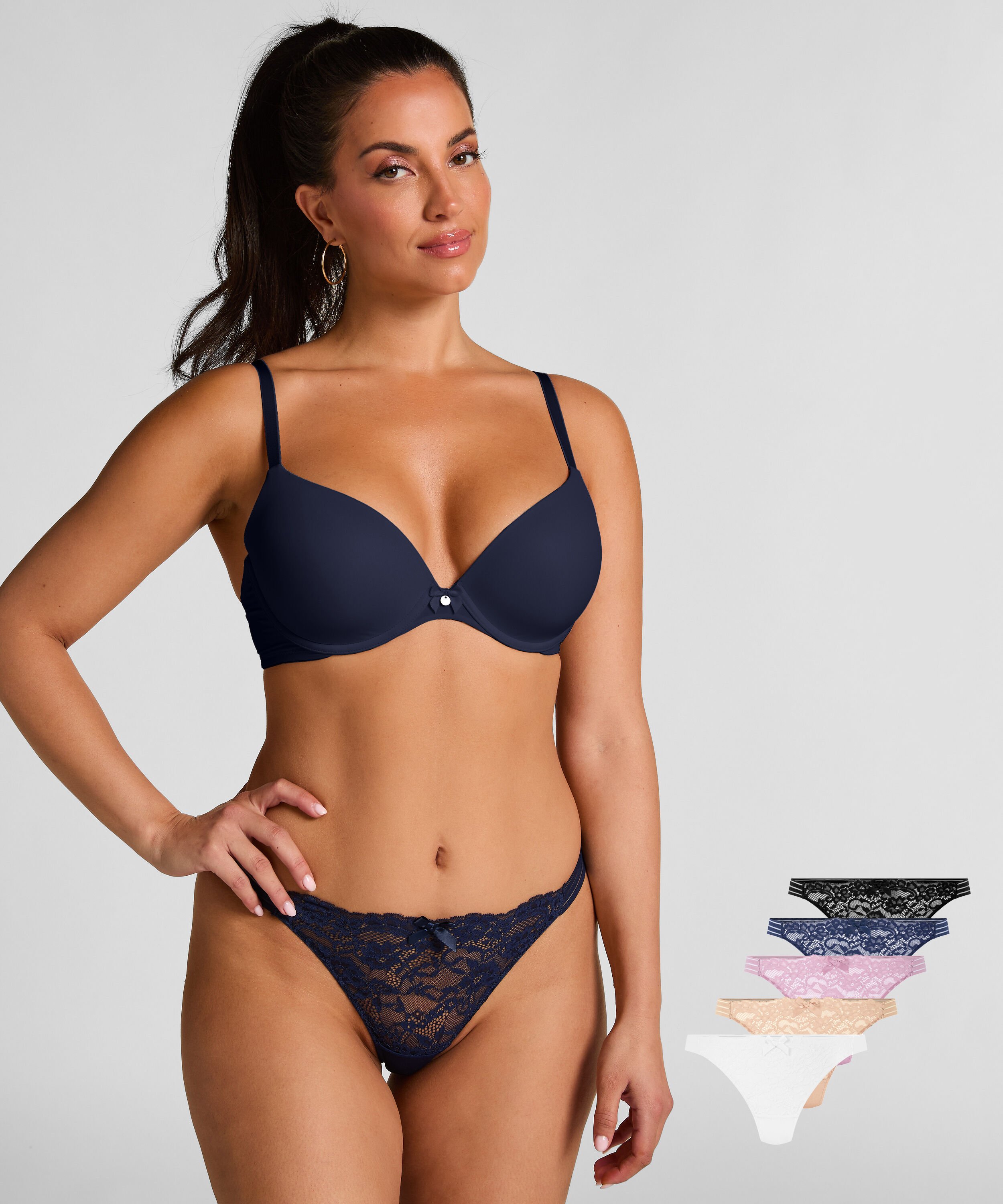 5-pack Sully string, Blauw