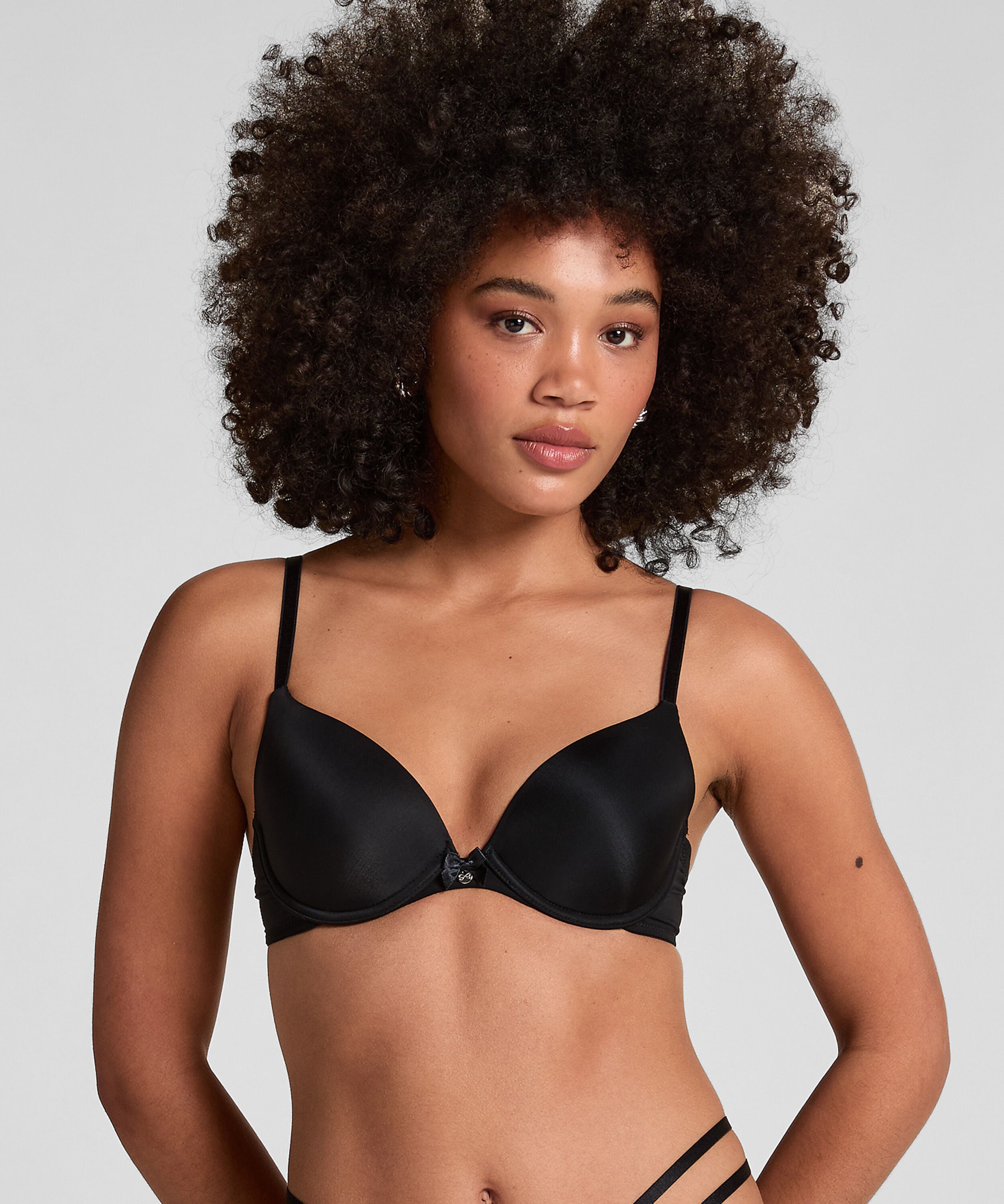 2-pack voorgevormde beugel bh, Zwart