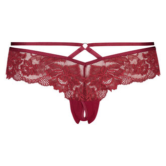 Brazilian met open kruis Sosha, Rood