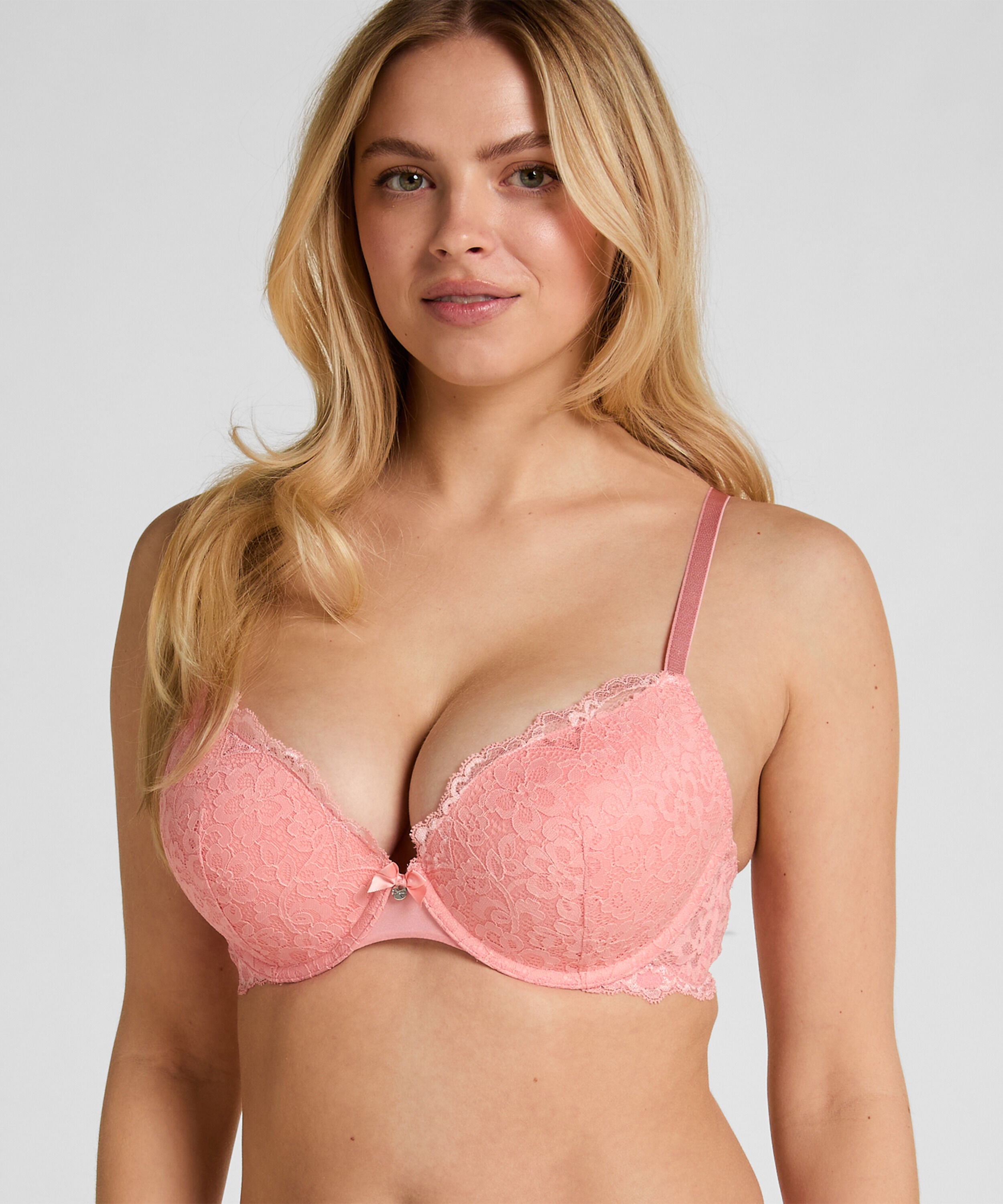 Voorgevormde push-up beugel bh Marine