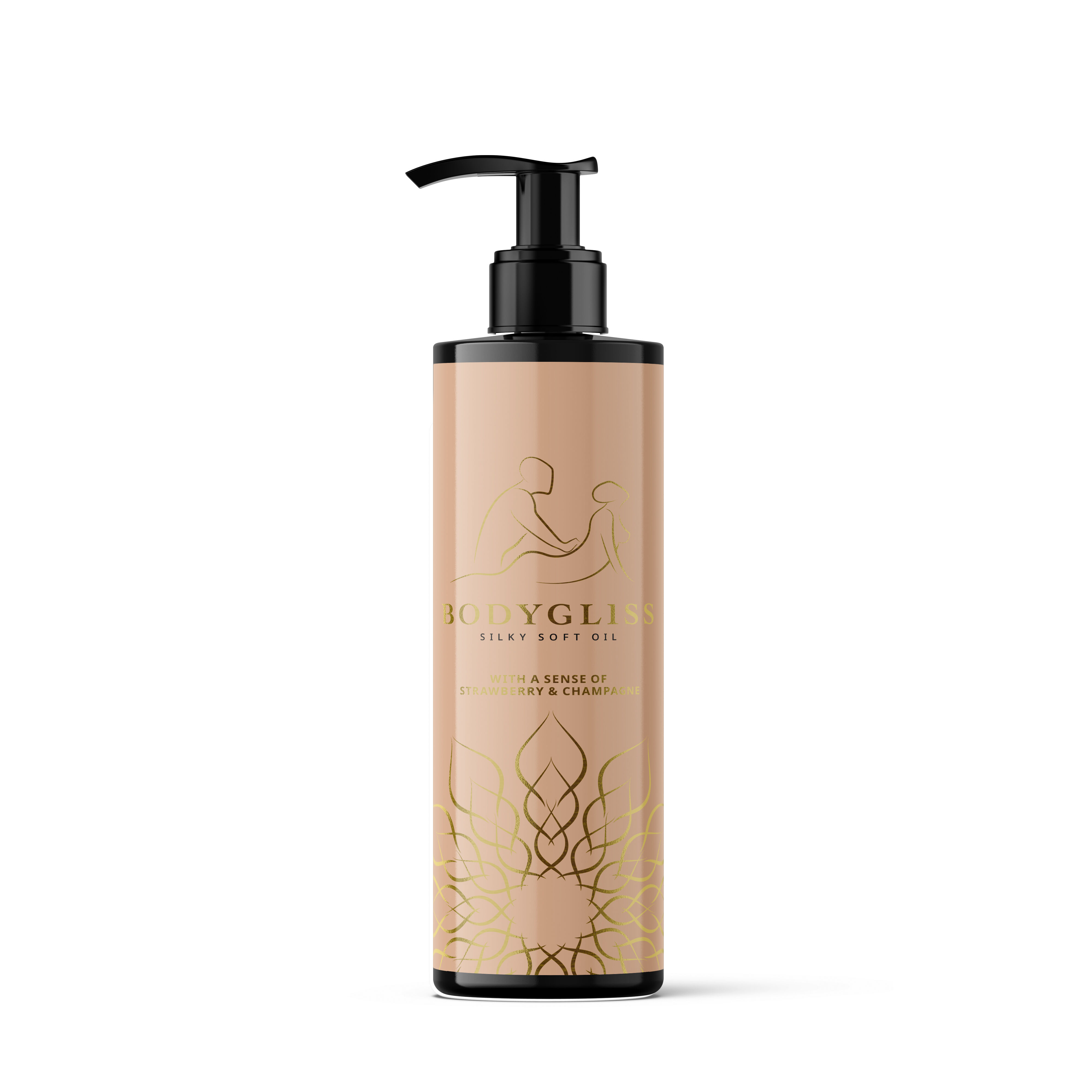 BodyGliss - Massage Olie Aardbei & Champagne 15 ml, Beige