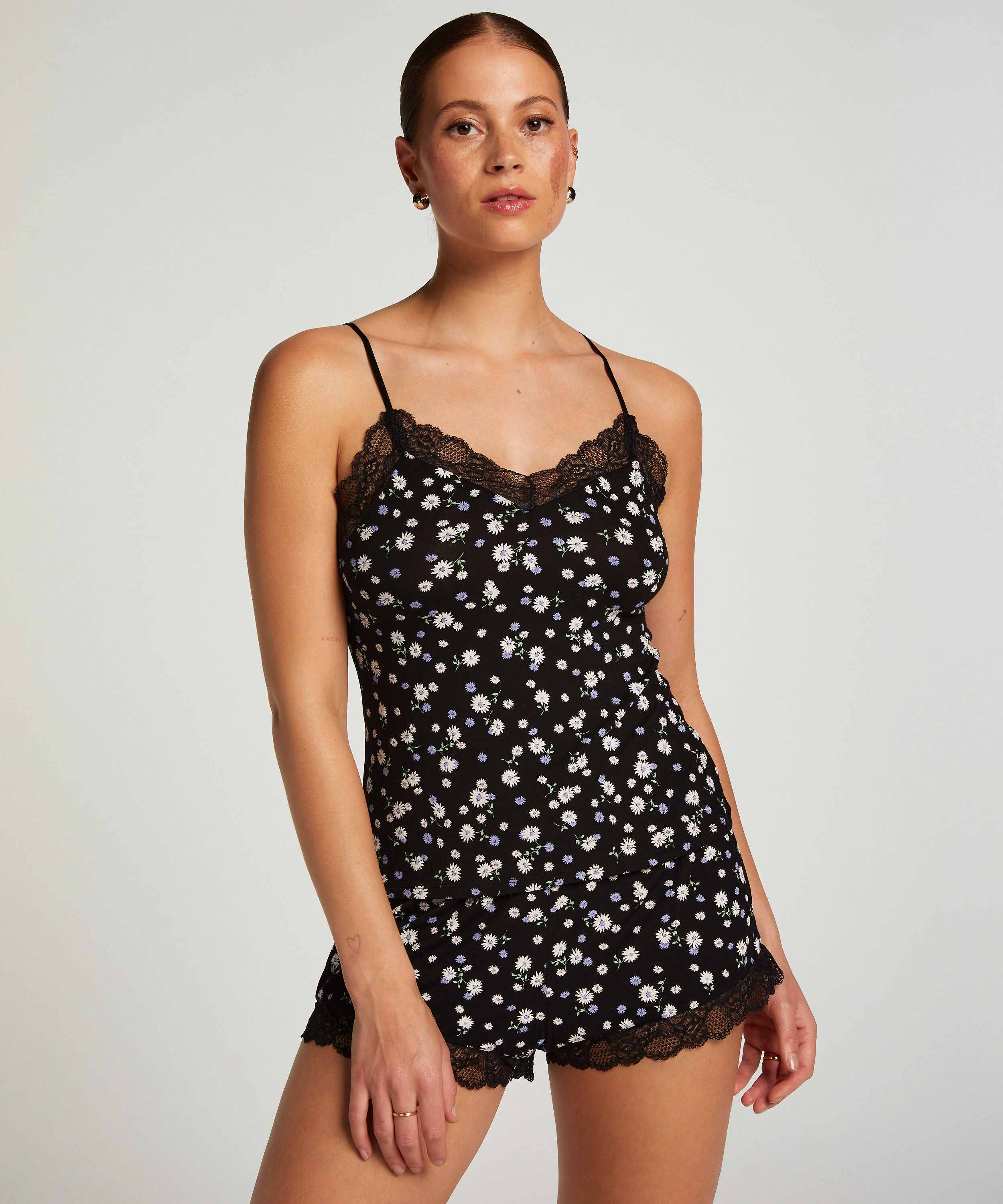 Pyjama set, Zwart Pyjama set, Zwart
