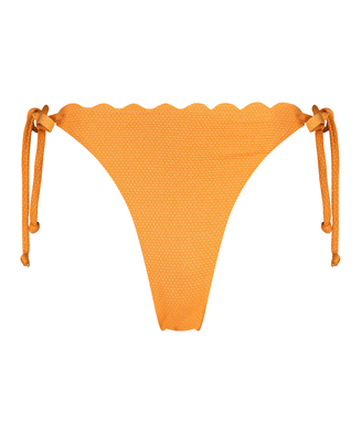 Cheeky Tanga Bikinibroekje Scallop Lurex, Oranje