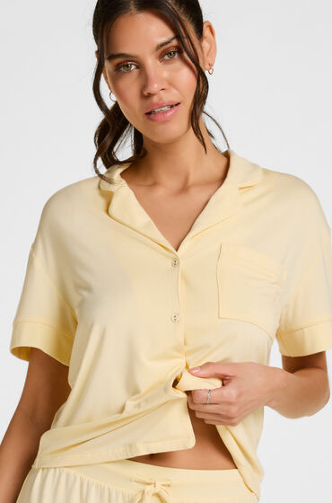Hunkemöller Jacket Jersey Essential Geel