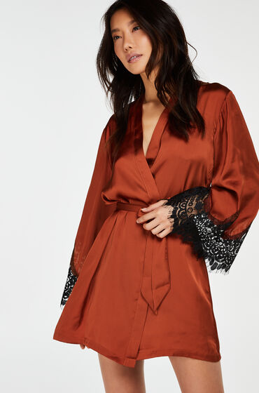 Hunkemoller Kimono Satin Lace Rood hunkemoller kopen in de aanbieding Hunkemoller Kimono Satin Lace Rood hunkemoller kopen in de aanbieding