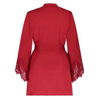 Kimono Satin lace, Rood