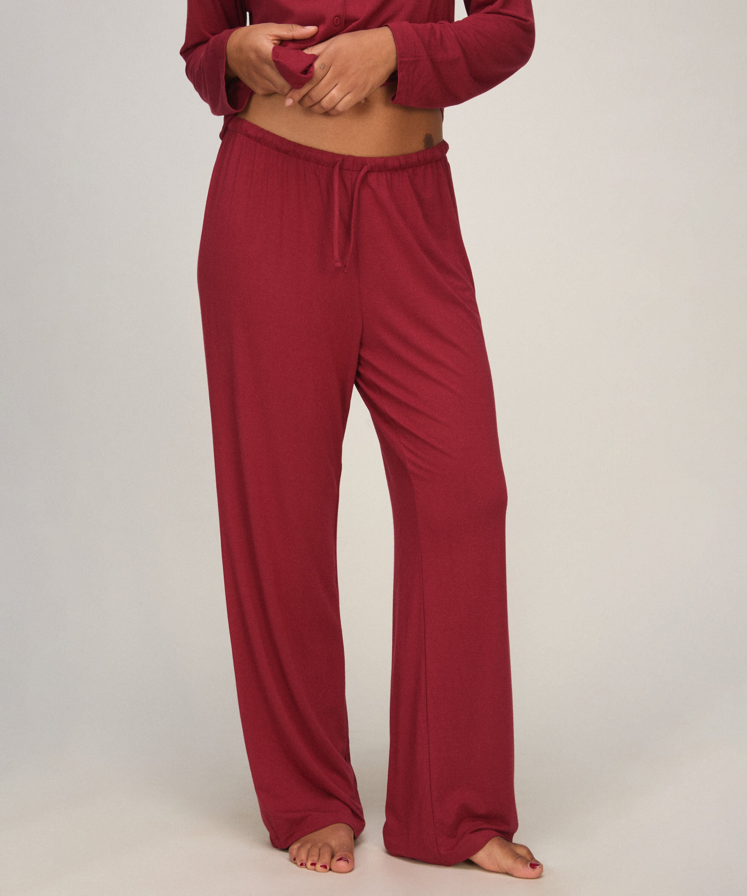 Broek Jersey Essential, Rood