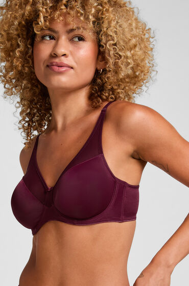 Hunkemöller Niet-voorgevormde minimizer beugel bh Nina Paars