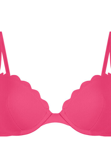 Hunkemöller Voorgevormde beugel bikinitop Scallop Roze