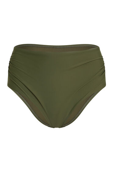 Hunkemöller Hoog cheeky shaping bikinibroekje Luna Groen