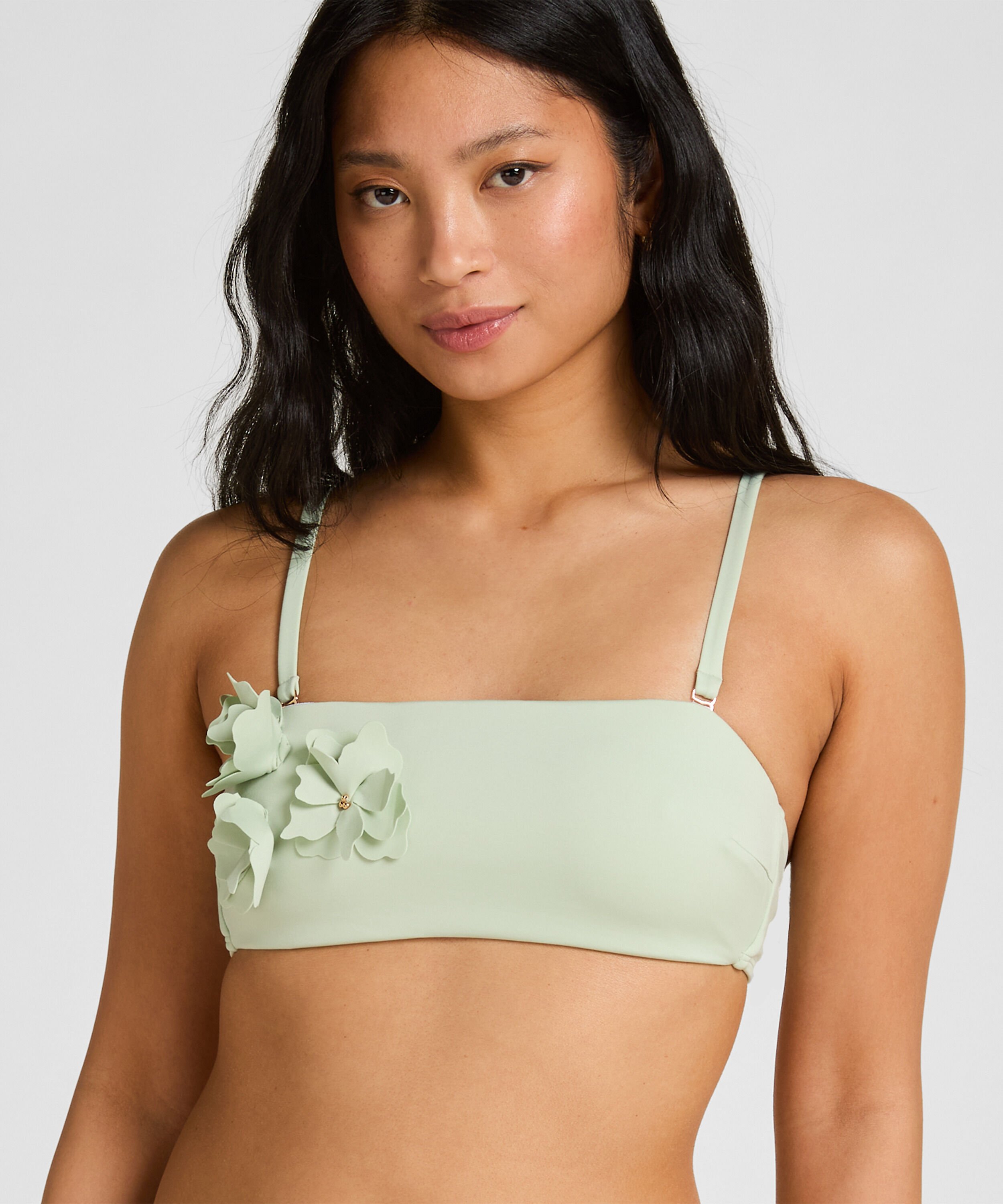Bandeau Bikinitop Tulum, Groen