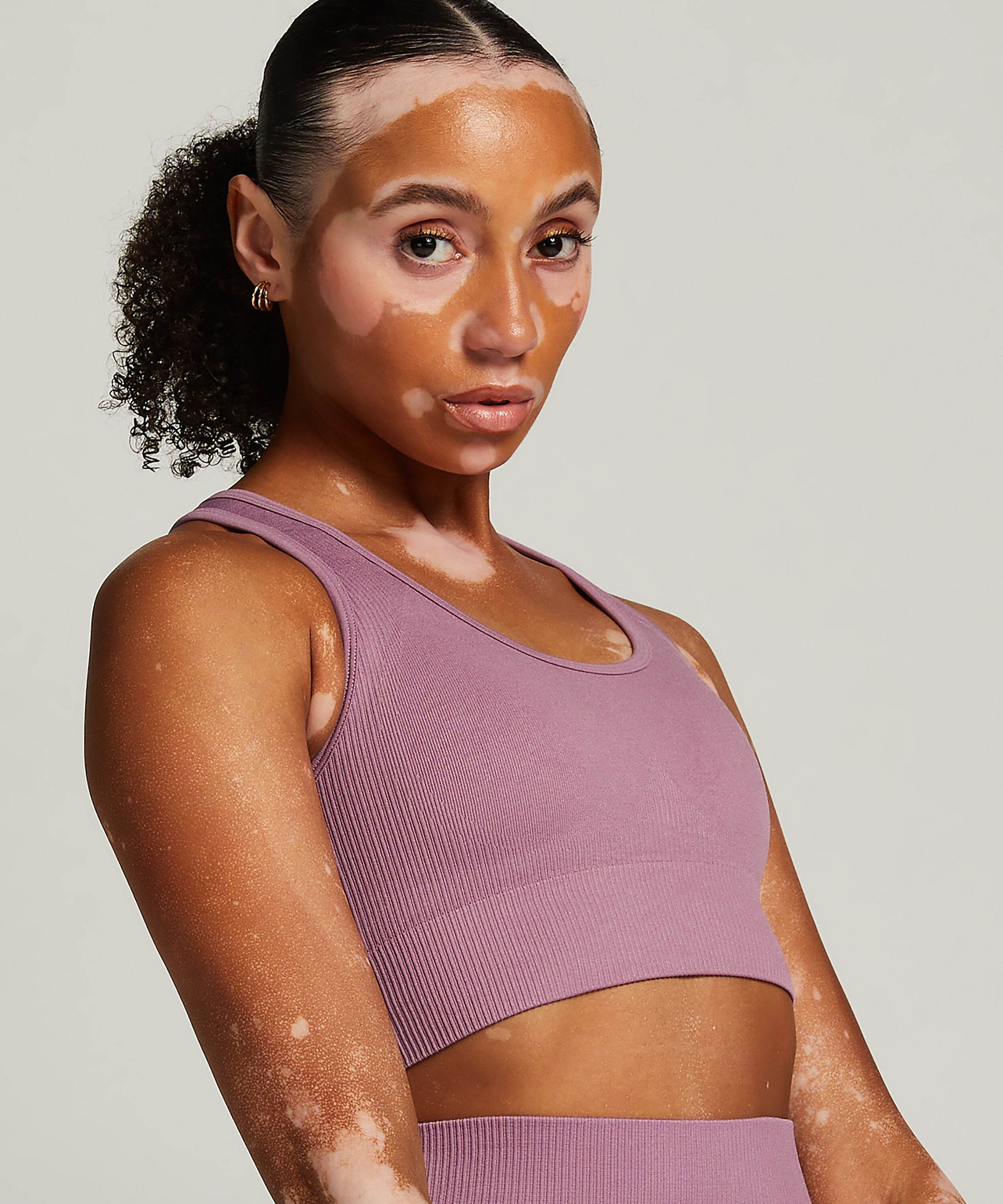 HKMX naadloze Sport bh, Paars