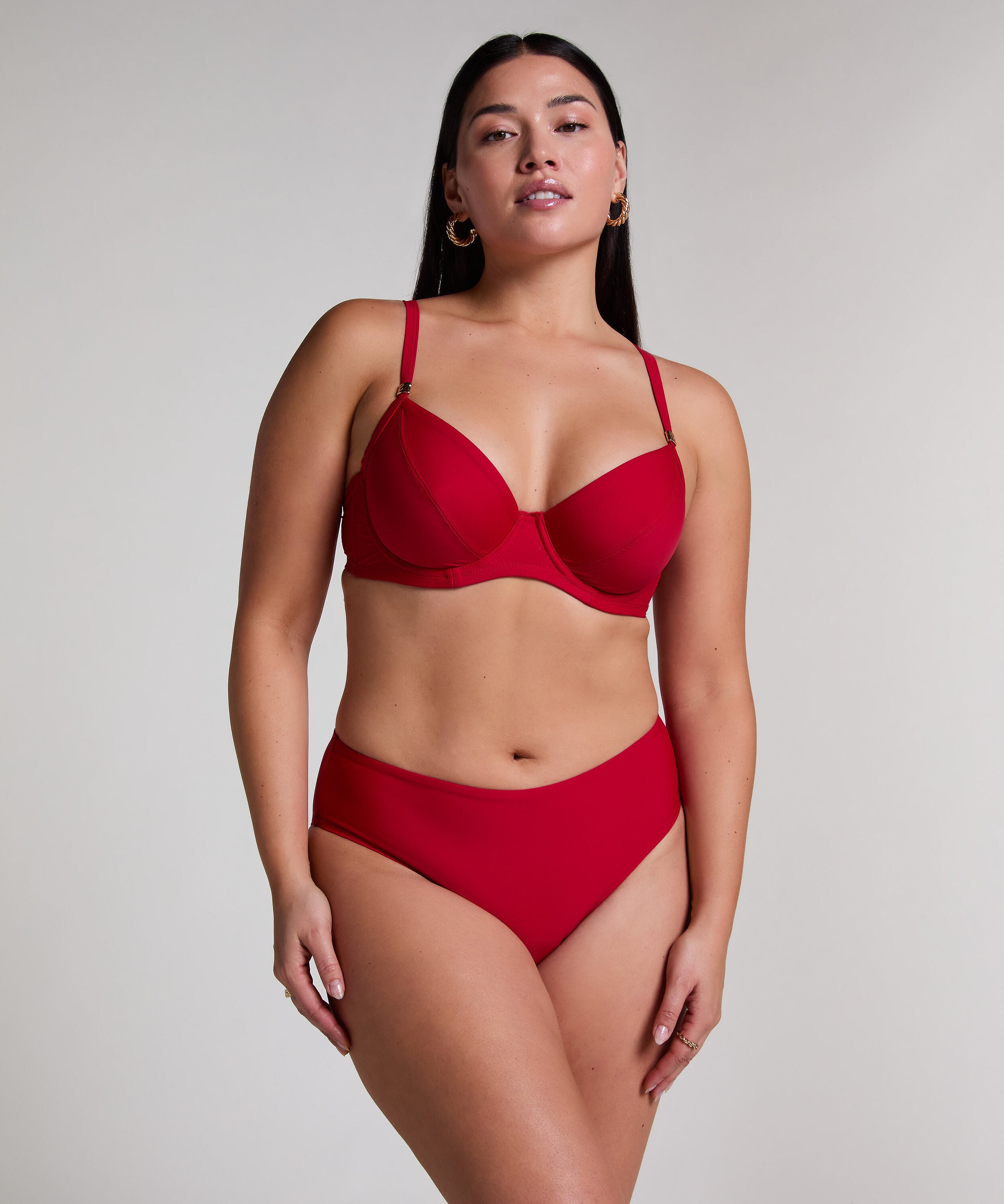 Luna Rio Midi Bikinibroekje, Rood