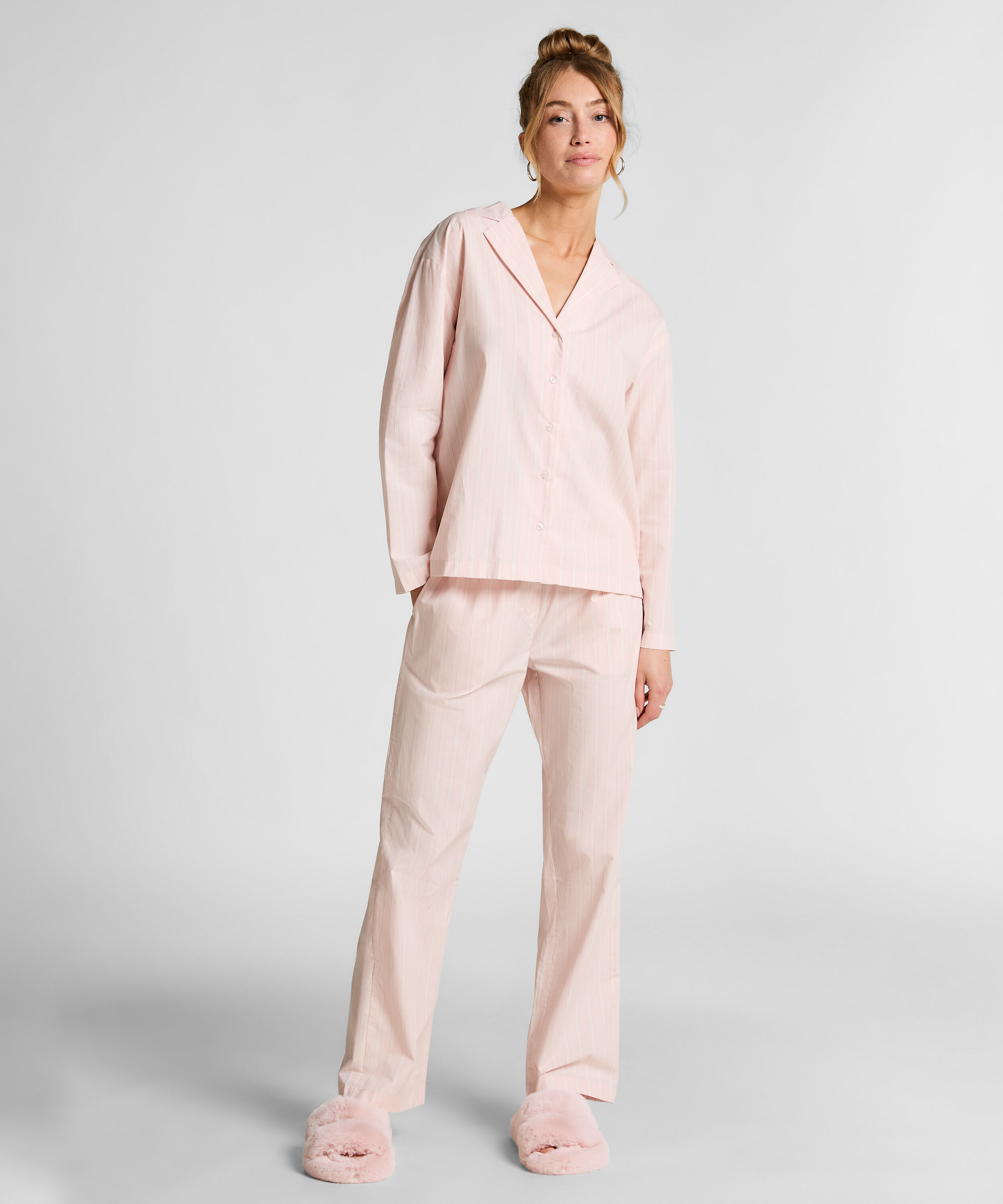 Pyjamatop Katoen Poplin