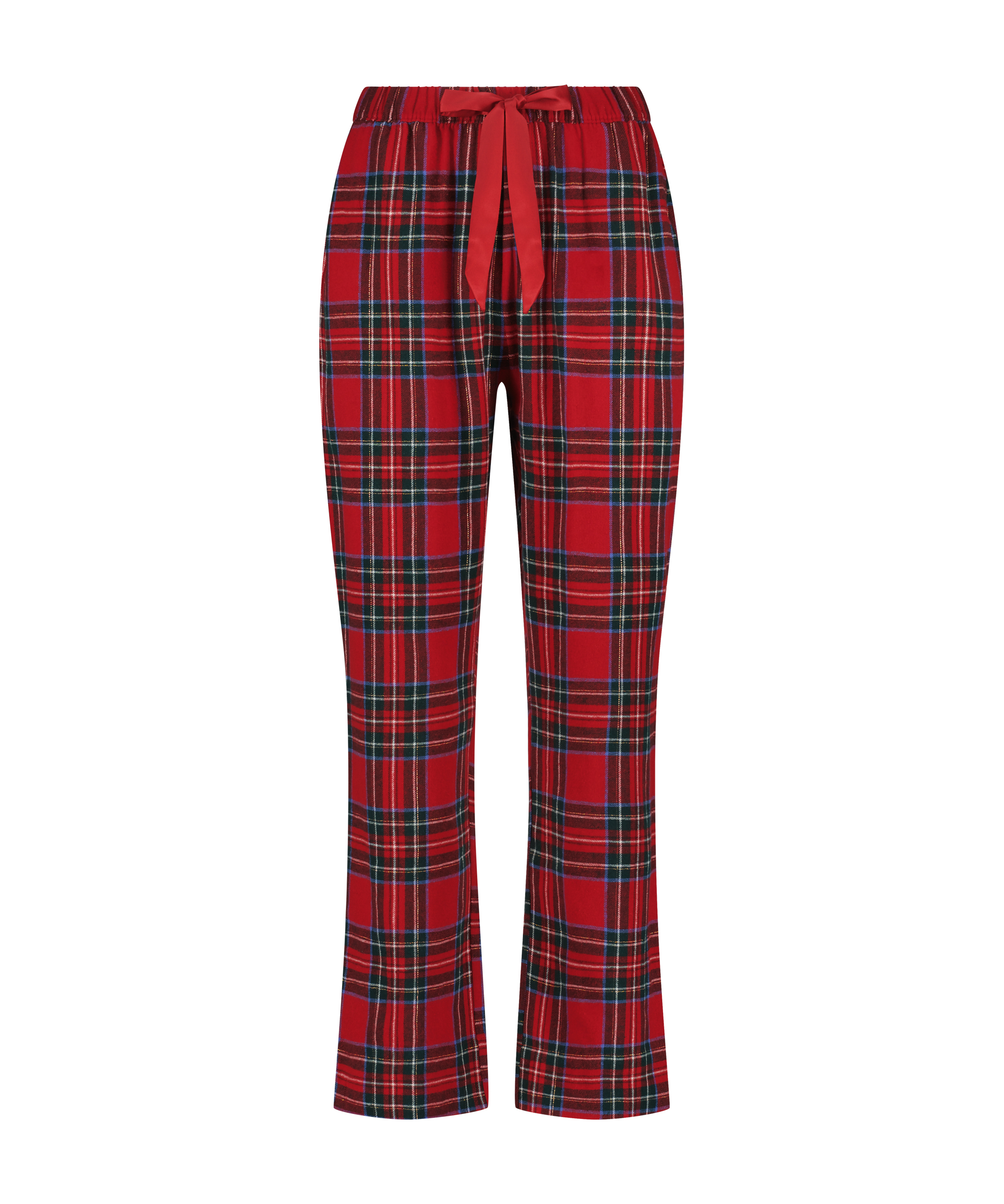 Pyjamabroek Flannel, Rood, main